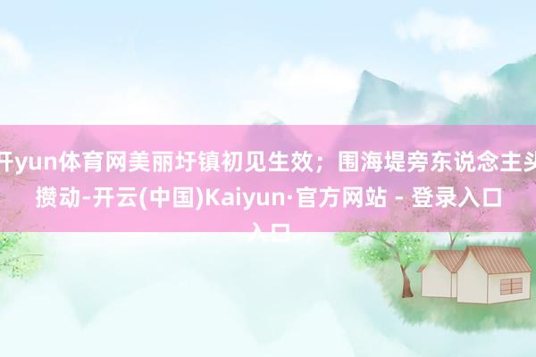 开yun体育网美丽圩镇初见生效；围海堤旁东说念主头攒动-开云(中国)Kaiyun·官方网站 - 登录