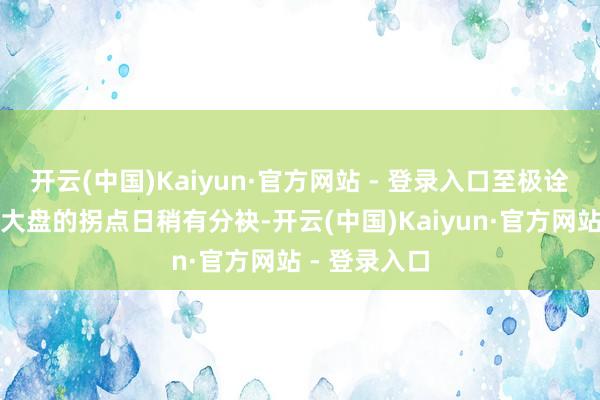 开云(中国)Kaiyun·官方网站 - 登录入口至极诠释:螺纹和大盘的拐点日稍有分袂-开云(中国)Kaiyun·官方网站 - 登录入口