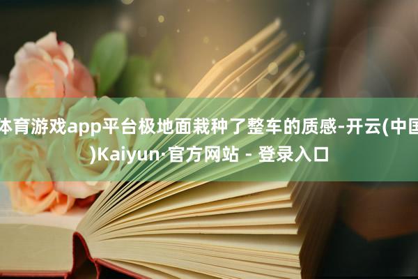 体育游戏app平台极地面栽种了整车的质感-开云(中国)Kaiyun·官方网站 - 登录入口